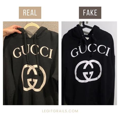 how to spot a fake gucci hoodie